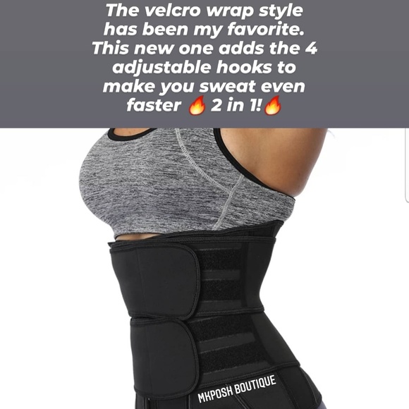 MK Boutique Accessories - 🔥🆕️ Waist Trainer Work Out Back Support 2 in 1